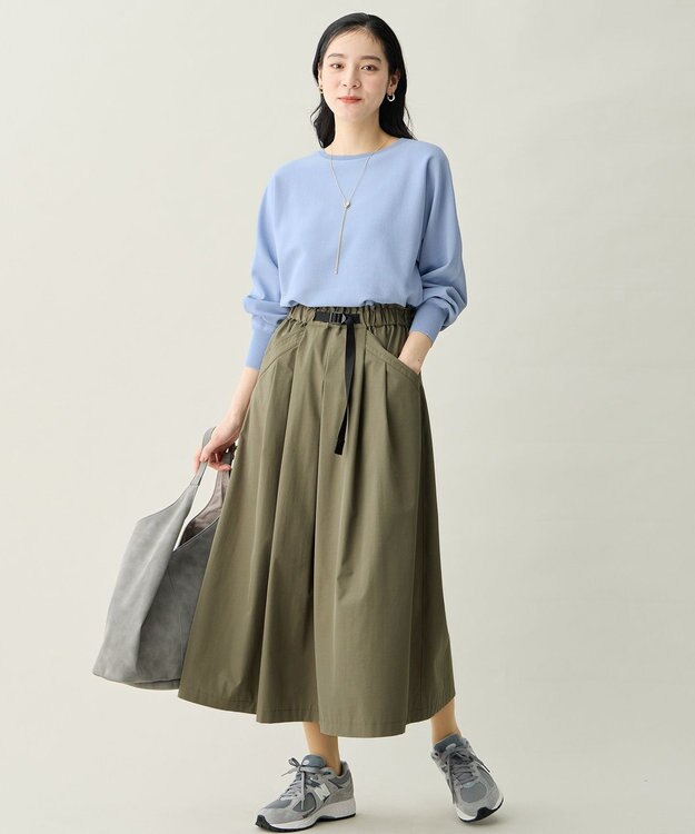 ANY タックスカート カーキ