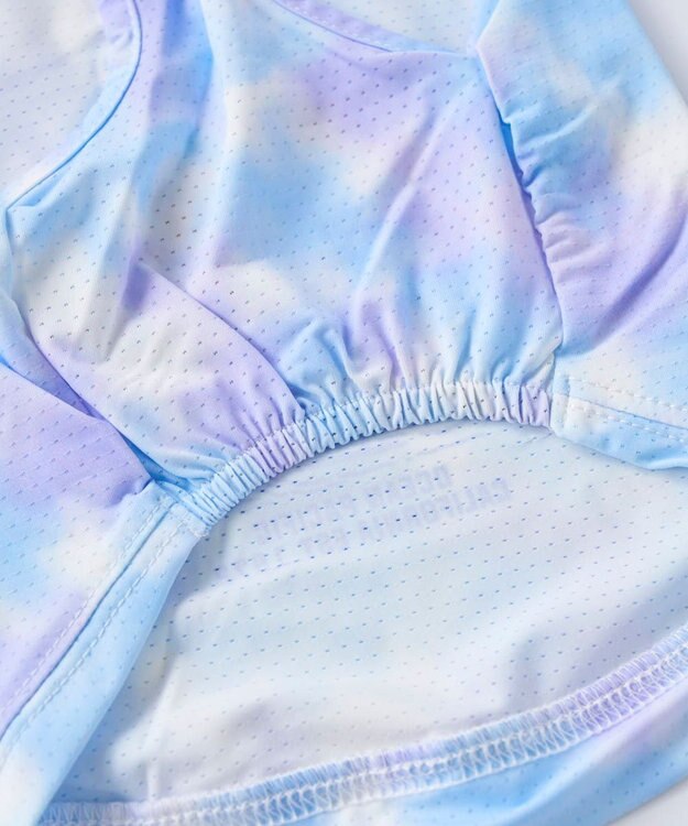 OP／FILA 【Ocean Pacific】タイダイ柄ドッグウェア ペットウェア シルバー