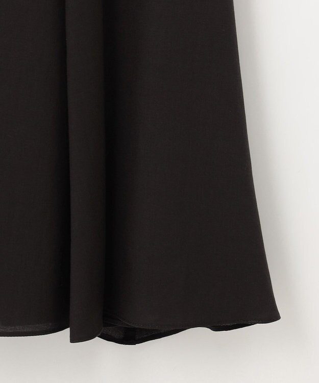 23区 【SLOW/一部店舗限定】テンセルコットンジョーゼット フレア スカート グレー系