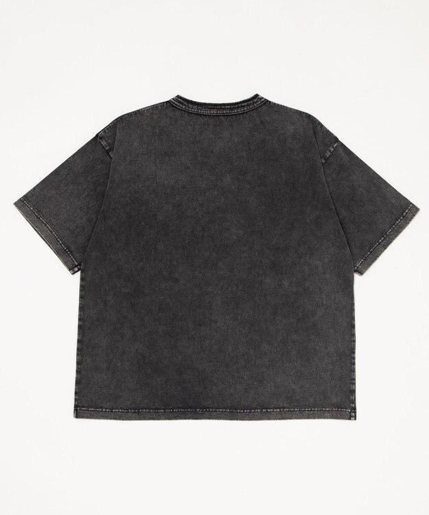 WEGO 【ユニセックス着用ITEM】グラフィックヘンリーネックT（SS） ブラック