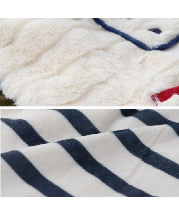 PET PARADISE リサとガスパール マリン ポンチョ 小型犬 ホワイト