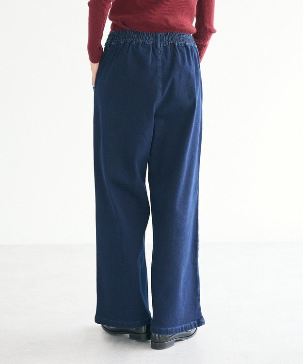 CRAFT STANDARD BOUTIQUE 裏起毛デニムワイドパンツ Indigo