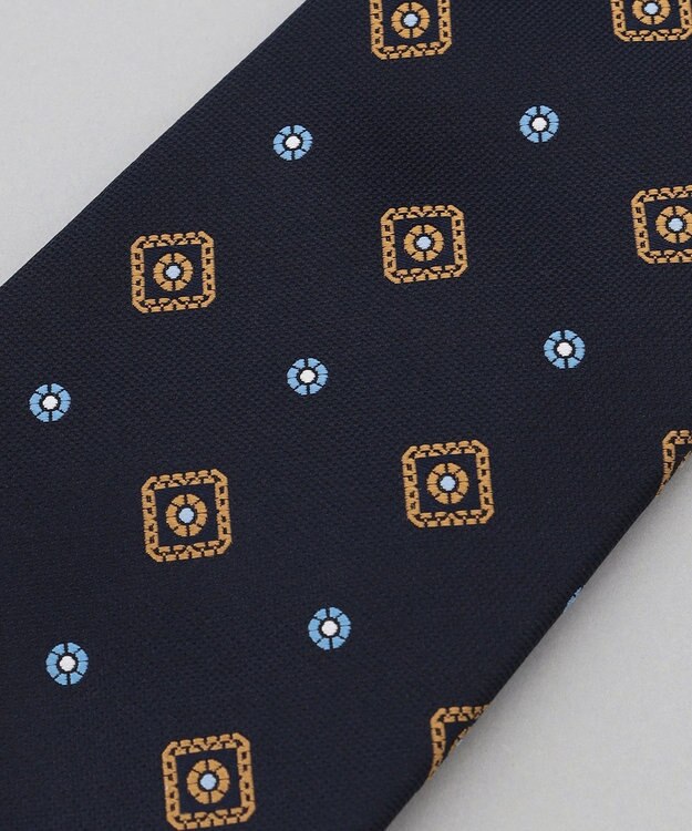 GOTAIRIKU 【日本製】西陣ネクタイ_小紋柄 ネイビー系4