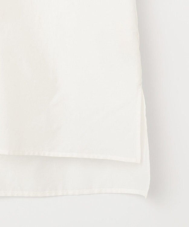 自由区 【XSサイズ～/洗える】シルクコットンブロードⅡ プルオーバーブラウス アイボリー系