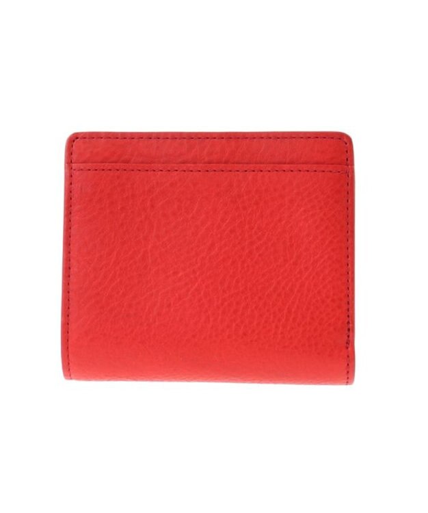 genten ミネルヴァ2 二つ折り財布内Lファスナー アカ