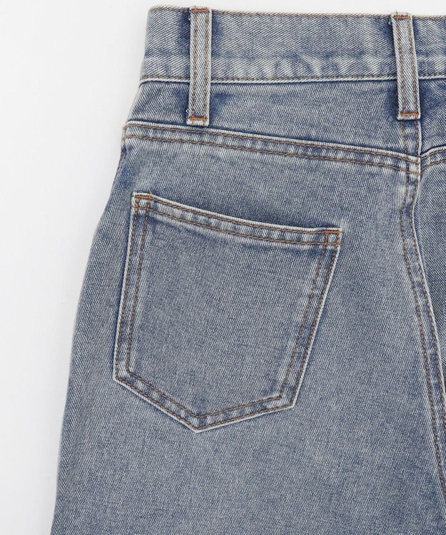 WEGO ダメージフレアデニムパンツ デニム中濃加工色