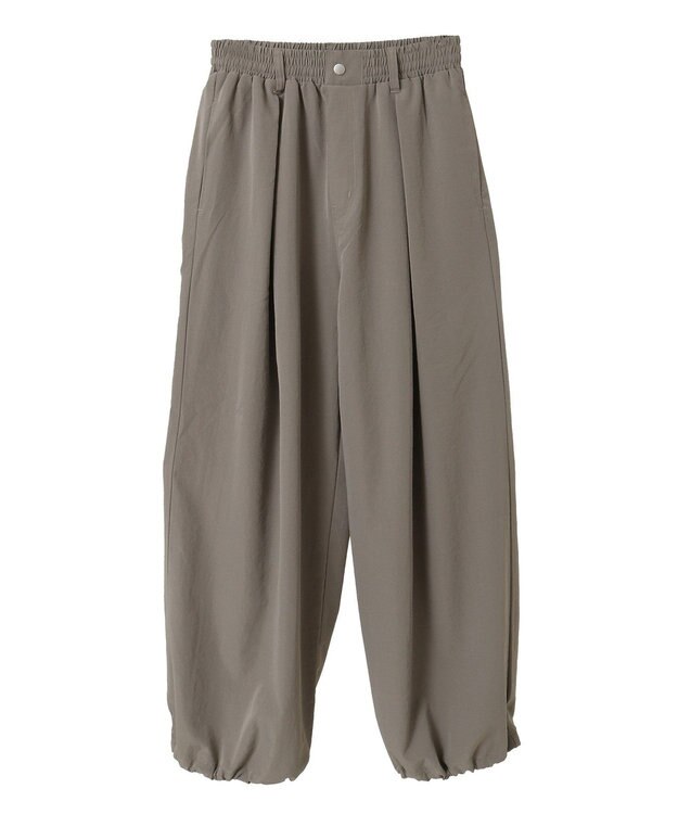 Green Parks ・ＳＵＧＡＲ　ＳＰＯＯＮ　カーブタックパンツ Gray Beige