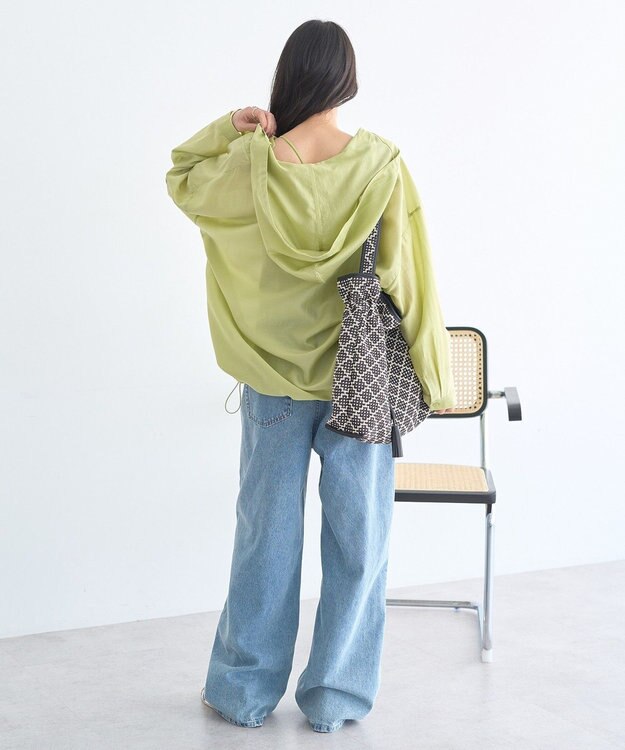 earth music&ecology アノラックフーディ Light Green