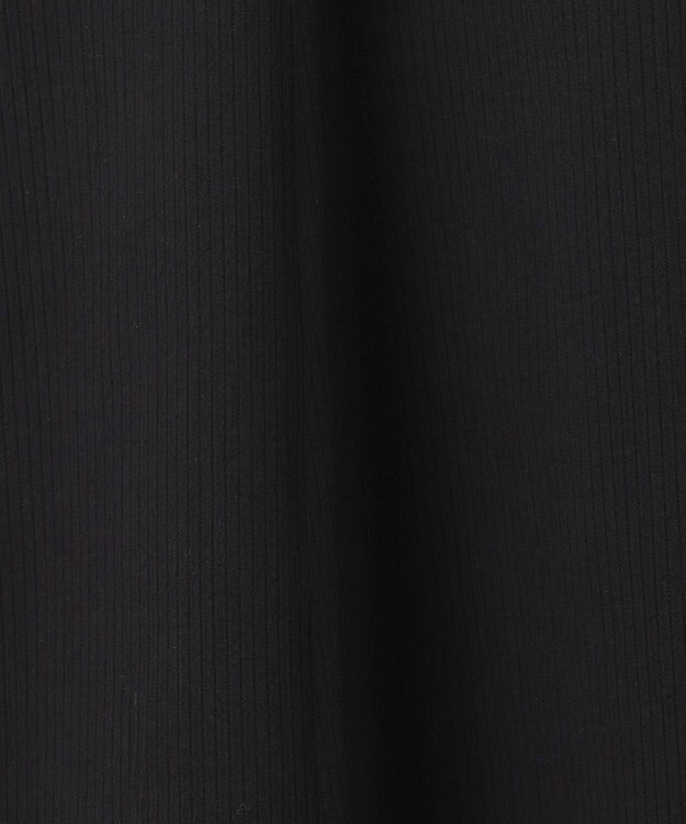 組曲 【肩ひも調整可】ドビーピケ キャミワンピース ブラック系