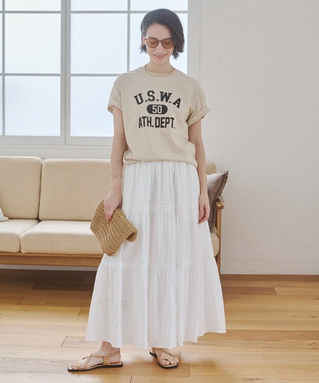 WEGO 【ANGIE VINTAGE】カレッジロゴプリントTee 柄13