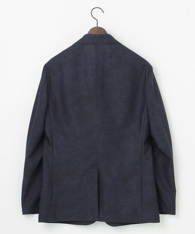 JOSEPH ABBOUD 【キングサイズ・洗える/速乾/防しわ/軽量/ストレッチ/JAPANファブリック】コンフォータブルレース ジャケット ネイビー系