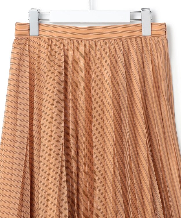 ICB カールマイヤープリーツ スカート アンバーブラウン