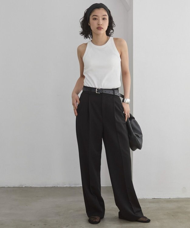 WEGO 【ANGIE VINTAGE/SMLサイズ展開】カップ付きアメスリタンク ホワイト