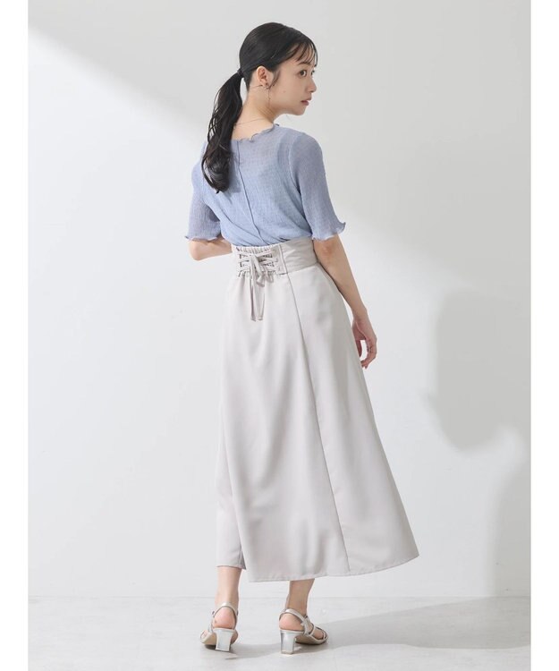 earth music&ecology シアープルオーバー Blue