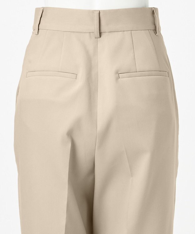 23区 【エステータ】ライトダブルクロス スティックパンツ グレージュ