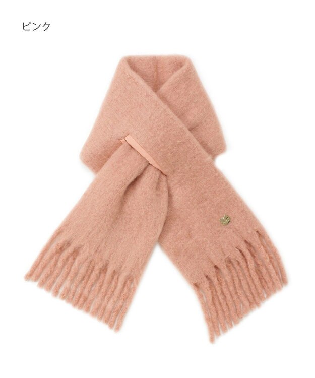 MOONBAT PAUL&JOE ACCESSOIRES(ポール&ジョー) ボリュームマフラー 無地 ピンク
