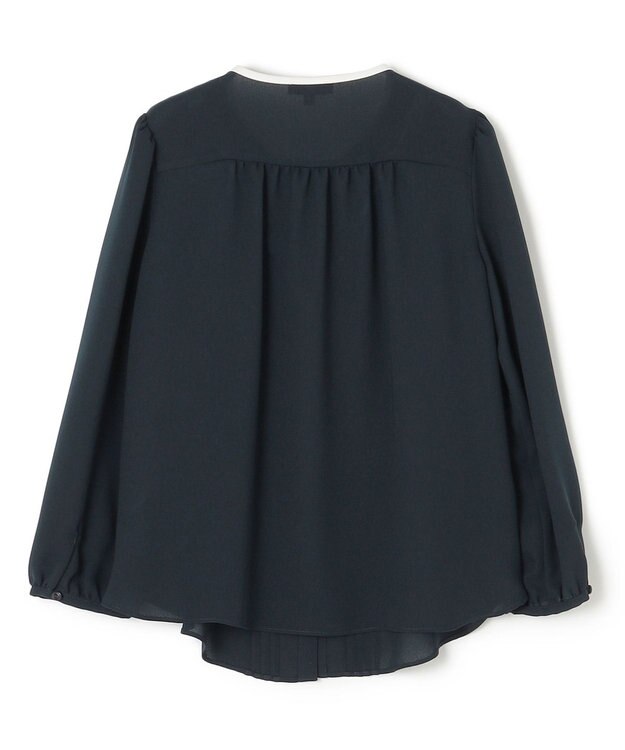 TOCCA 【消臭・洗える】PROMISE RIBBON ブラウス ネイビー系