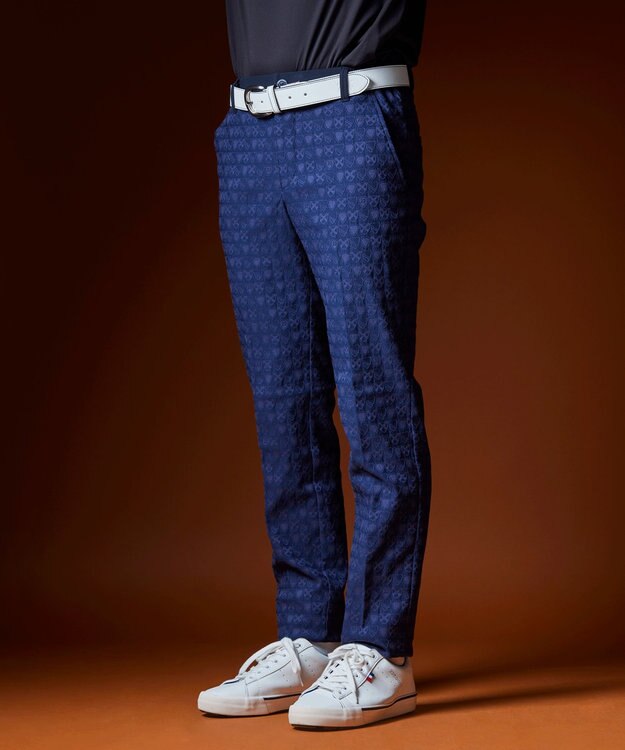 MEN】エンブレムジャガードパンツ / 23区GOLF | ファッション通販