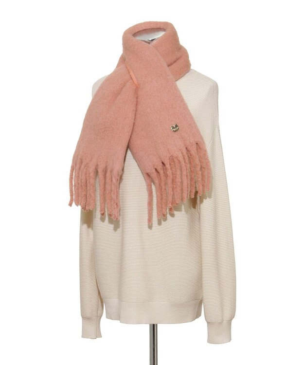 MOONBAT PAUL&JOE ACCESSOIRES(ポール&ジョー) ボリュームマフラー 無地 ピンク