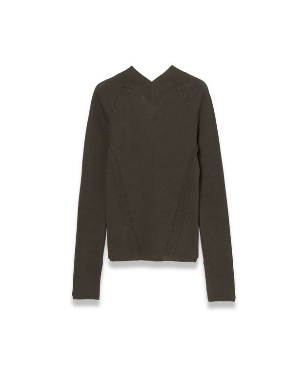 JOSEPH シアークレープ　ロングスリーブニット Palm Leaf