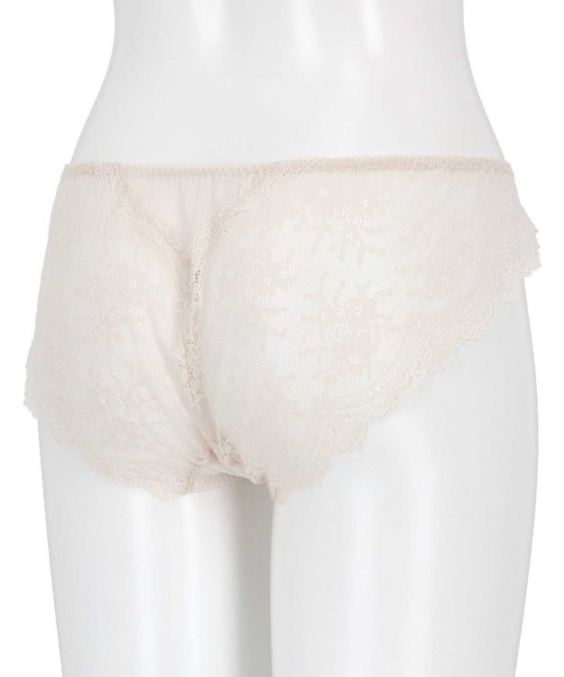 une nana cool Steppe Flower 総レースショーツ ライトベージュ