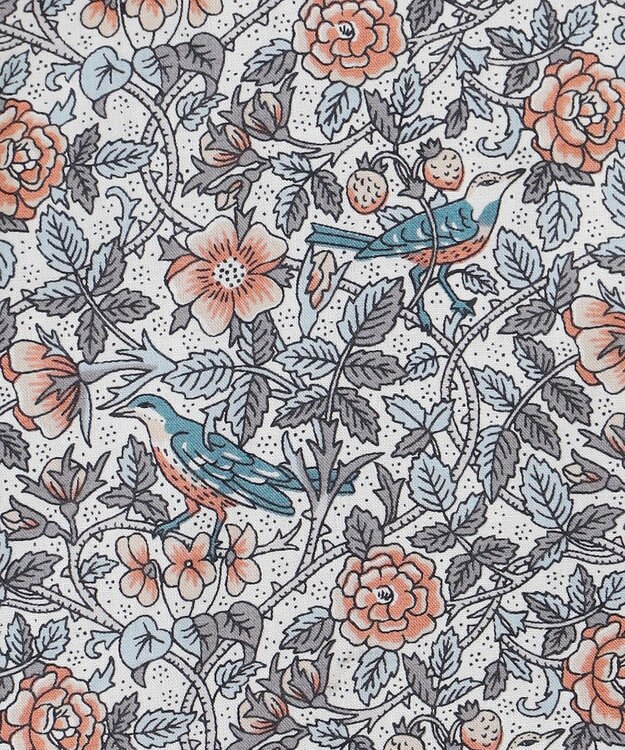 JOSEPH ABBOUD 【洗える】リバティプリント シャツ アイボリー系5