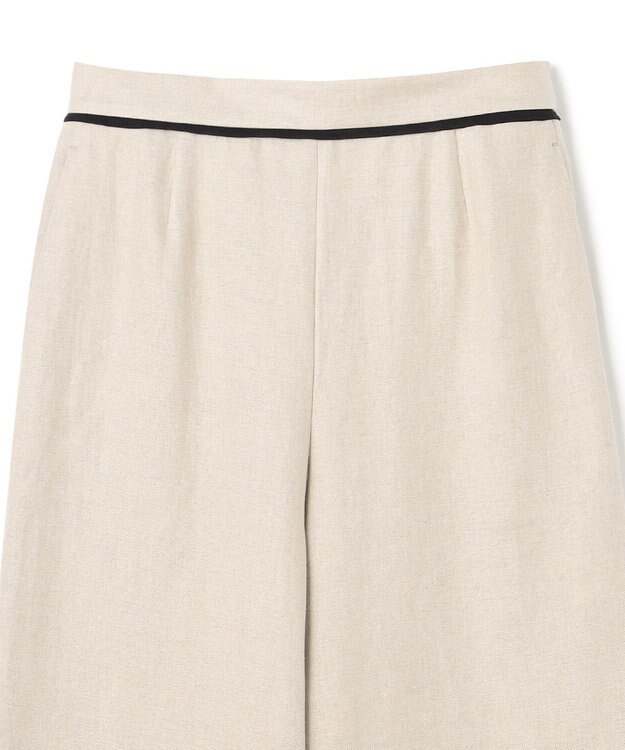 BEIGE， 【S-size】CHESTNUT / ワイドパンツ Flax