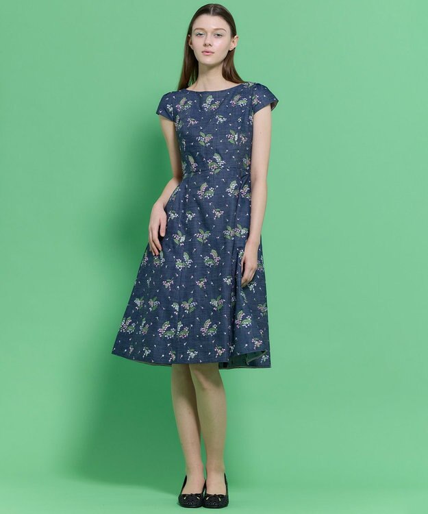 TOCCA OUR LADY'S TEARS ドレス ネイビー系7