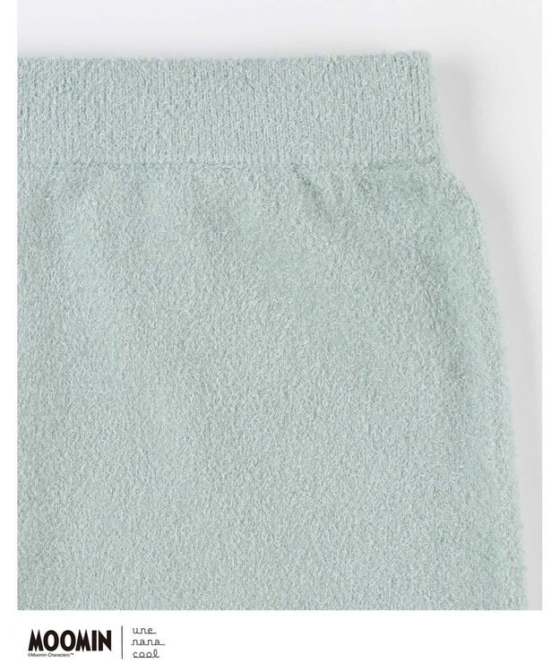 une nana cool 【ムーミン】なめらかふわふわプルオーバー&ハーフパンツセット BE