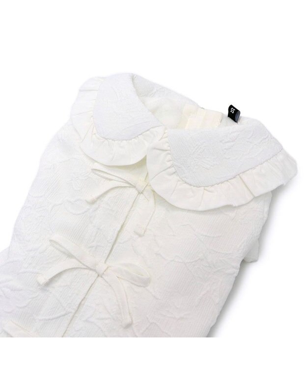 PET PARADISE cherircouture ジャガードコート 小型犬 ホワイト