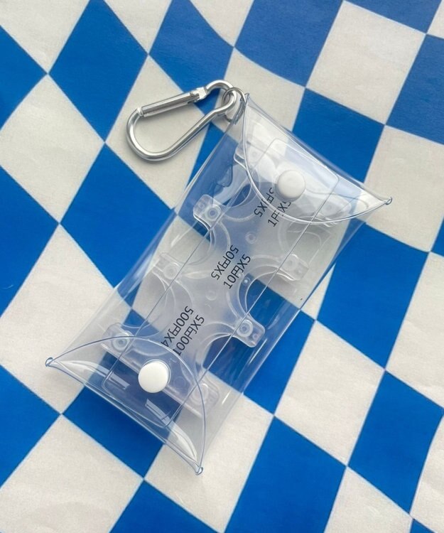 WEGO クリアケースコインホルダー 柄1