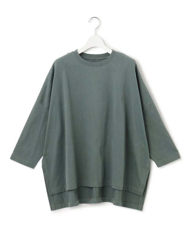 J.PRESS YORK STREET 【WOMEN】ポンチョスリーブ プルオーバー スモーキーグリーン系