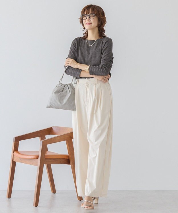 AMERICAN HOLIC ジャガードカットプルオーバー Charcoal Gray