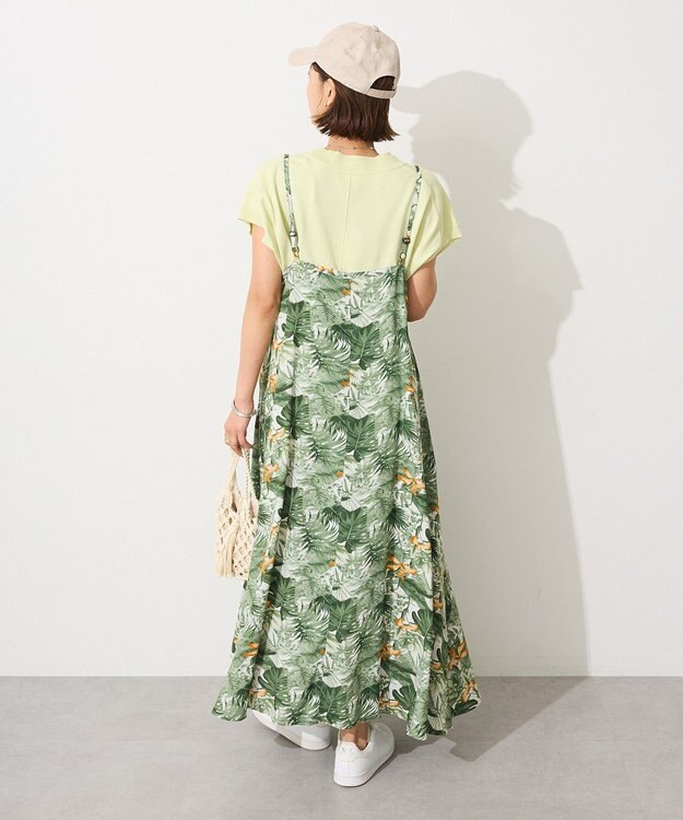 CRAFT STANDARD BOUTIQUE バックギャザーＶネックニットベスト Light Yellow