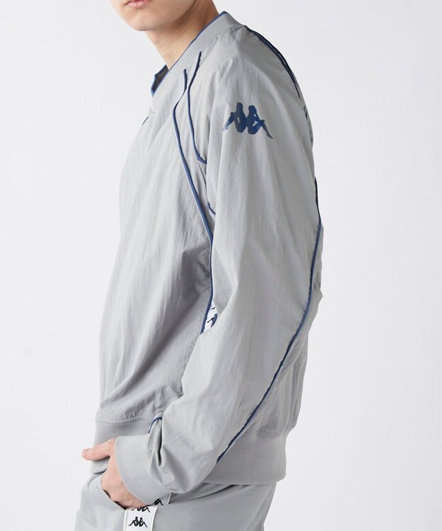 OP／FILA 【Kappa】ウーブンビステジャケット グレー