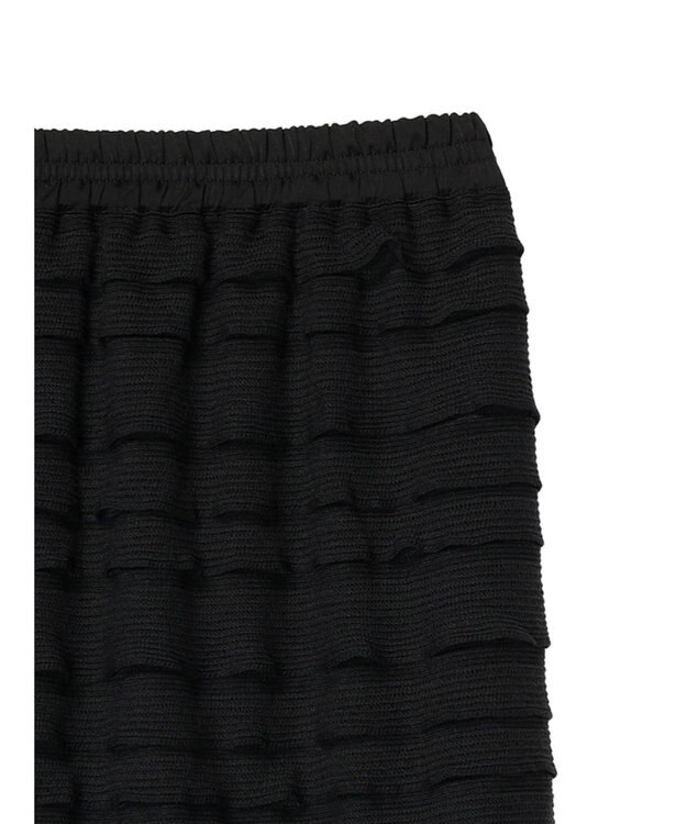 Green Parks ・ＥＬＥＮＣＡＲＥ　ＤＵＥ　ティアードフリルナロースカート Black