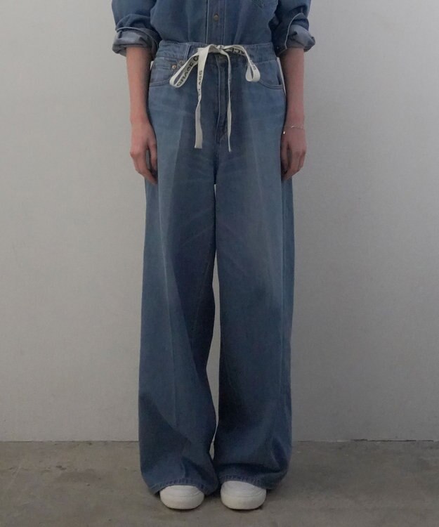 GRACE CONTINENTAL 10ozムラ糸デニムパンツ ブルー