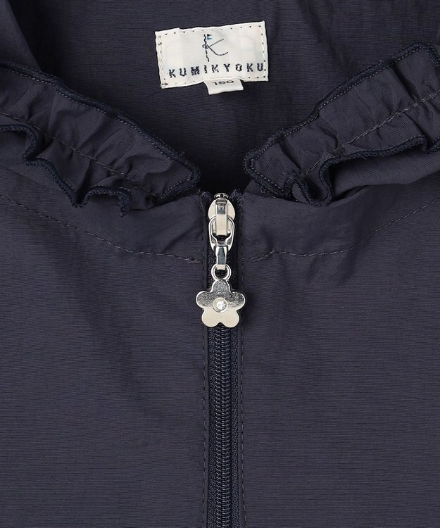 組曲 KIDS 【150-170㎝】 撥水ティアードマウンパ ネイビー