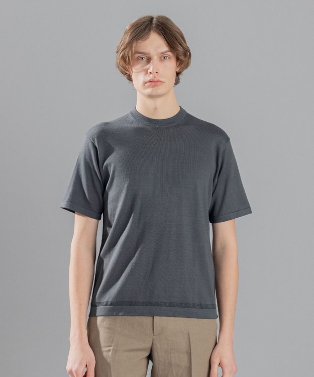 JOSEPH HOMME 【LEON 掲載】LUXURY COTTON KNIT グレー系