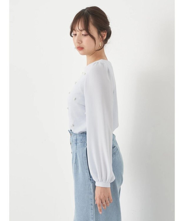 earth music&ecology パールポイントプルオーバー Sax