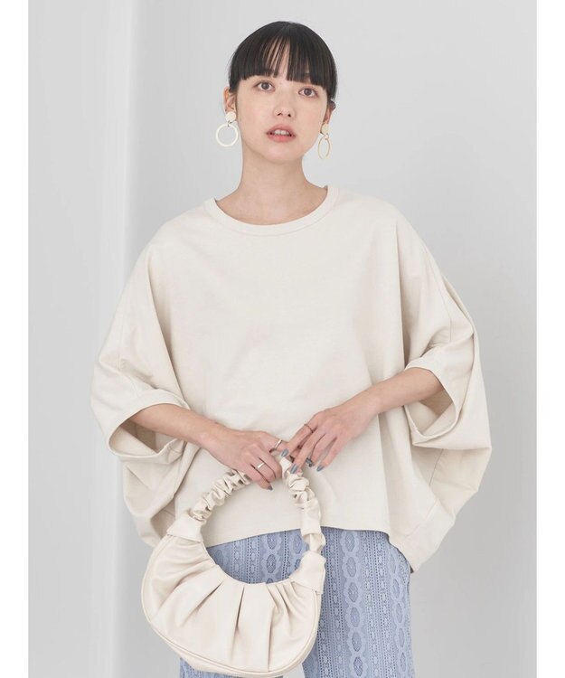 earth music&ecology ミニウラケドルマンＴＥＥ Ecru