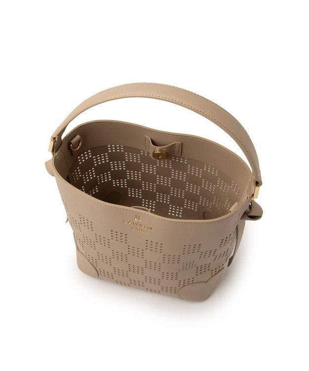 LANVIN en Bleu ペルフォレ 2wayバッグ ベージュ