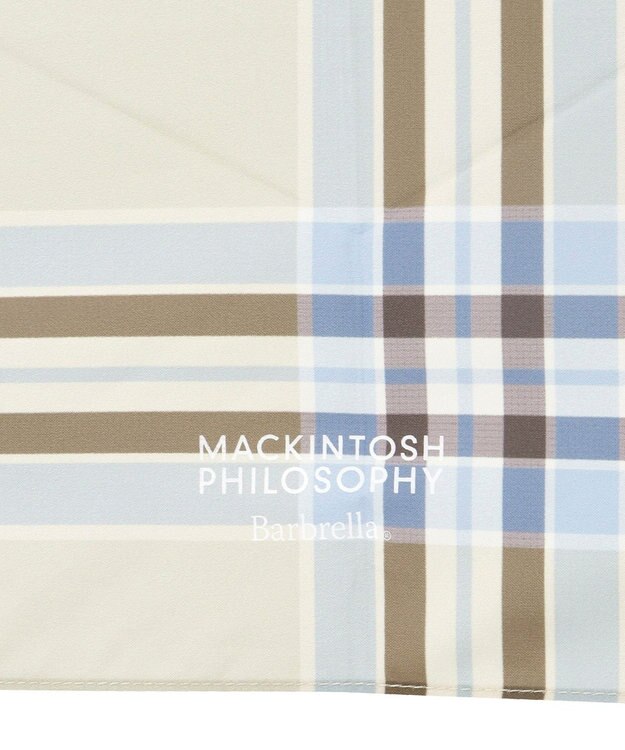 MOONBAT 【超軽量】マッキントッシュ フィロソフィー 折りたたみ傘 Barbrella チェック 55cm UV キャメル