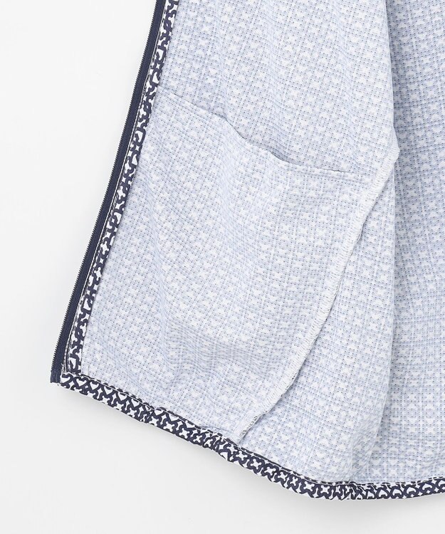 23区GOLF 【辻梨恵プロ着用】UV-A波をブロックする『サンベール』 モノグラムUVパーカー ネイビー系5