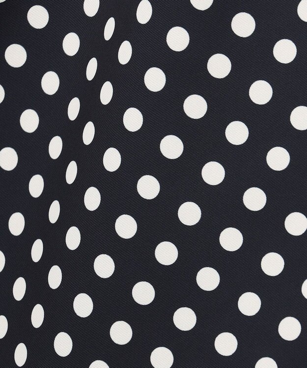 BEIGE， GADE / モノトーンドット柄ラップ風スカート Navy Mix