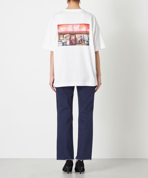 NAVE タブチ×NAVE プリント半袖Ｔシャツ ホワイト系