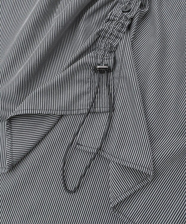 YECCA VECCA ドロストデザインギャザーシャツ Camel