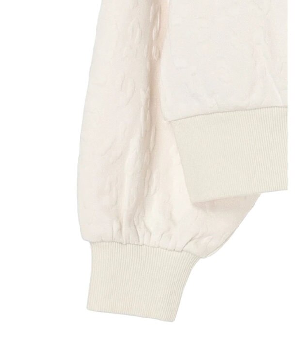 Green Parks ヒョウ柄ジャガードプルオーバー Ecru