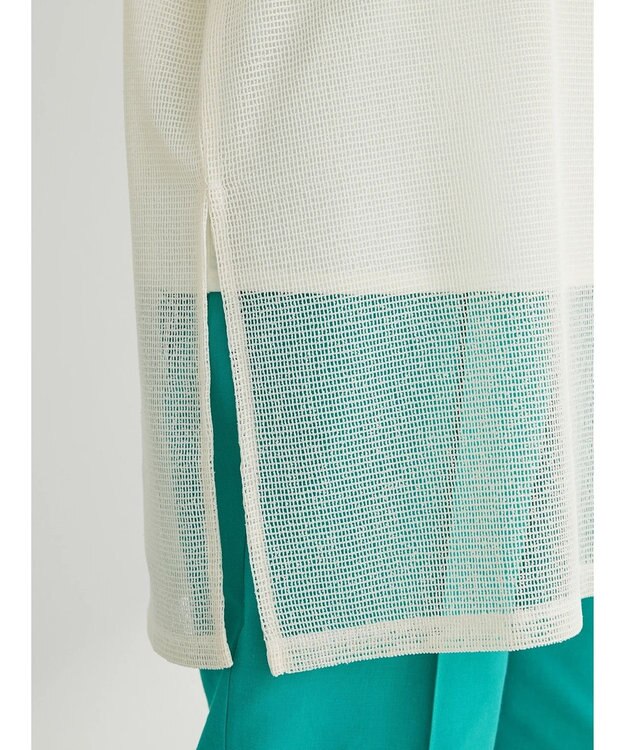 Green Parks ＳＥＴ２点メッシュラグランチュニック Off White
