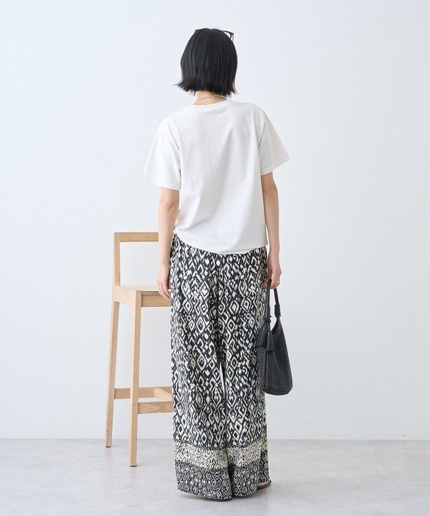 AMERICAN HOLIC フォト&レタリングプリントTシャツ Off White